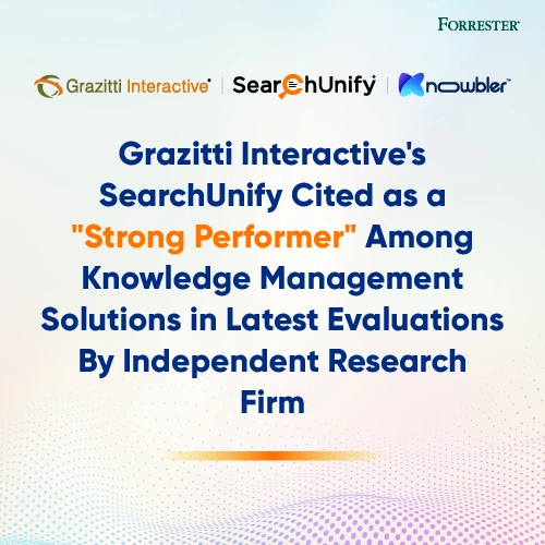 Searchunify Knowbler named a Strong Performer in the Forrester Wave