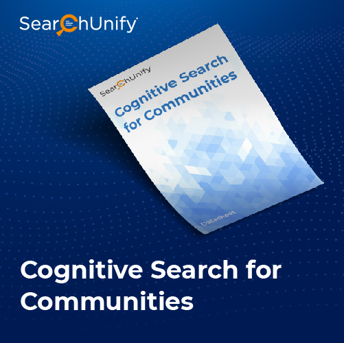 Cognitive Search for Communities