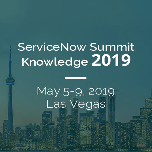 ServiceNow Summit | Knowledge 2019