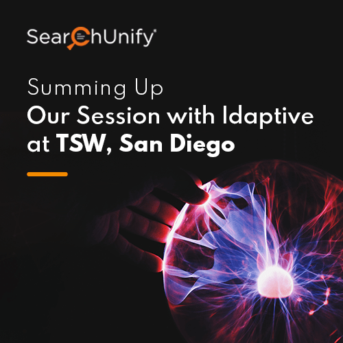 Highlights from Our TSW San Diego Session with Idaptive