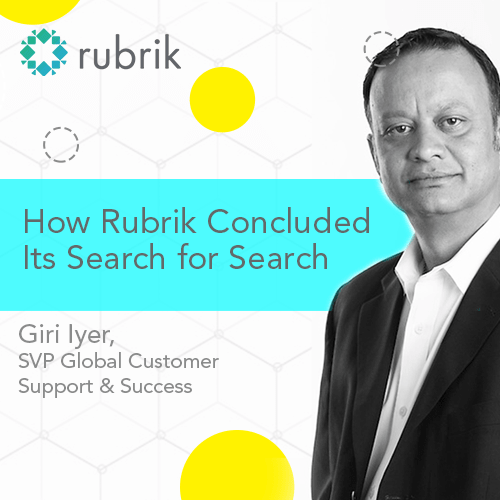 How Rubrik Inc. Found the Perfect Search Solution