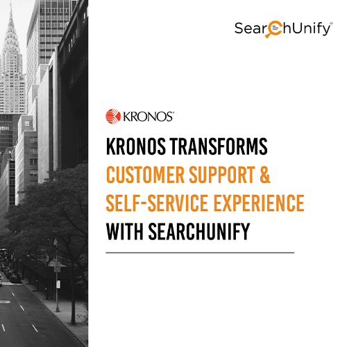 Kronos Transforms Customer Support & Self-Service Experience with SearchUnify