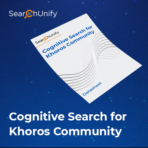 Cognitive Search for Khoros Community