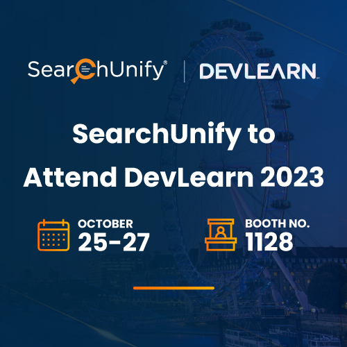 SearchUnify to Attend DevLearn 2023