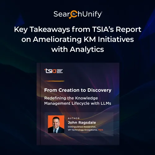 5 Lessons from TSIA’s Knowledge Management Analytics