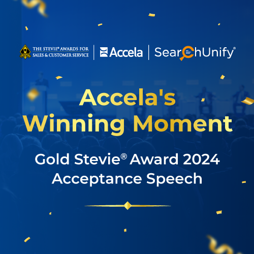 Accela wins in the 2024 Stevie® Awards for Sales & Customer Service