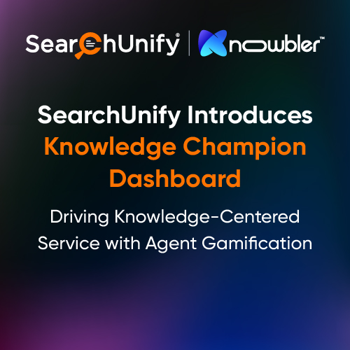 Introducing SearchUnify’s Knowledge Champion Dashboard: Driving Knowledge-Centered Service with Agent Gamification