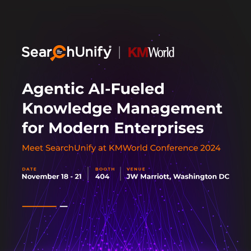 SearchUnify at KMWorld Conference 2024