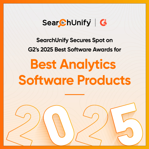 SearchUnify Secures Spot on G2’s 2025 Best Software Awards for Best Analytics Software Products