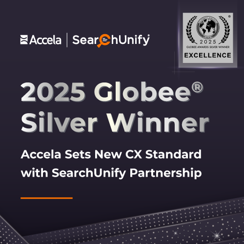 2025 Globee<sup>®</sup> Silver Winner: Accela Sets New CX Standard with SearchUnify Partnership