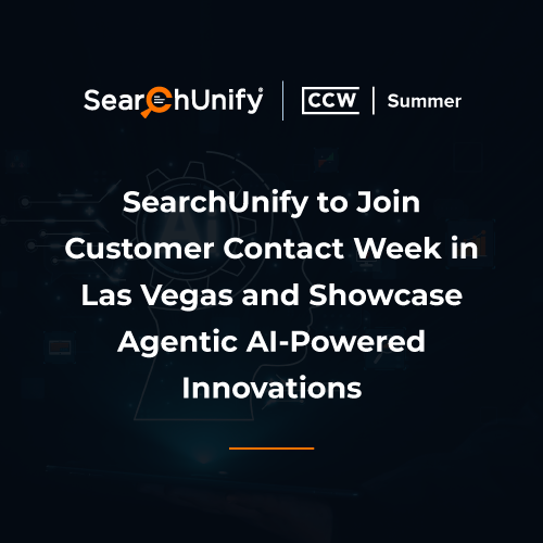 SearchUnify to Join Customer Contact Week in Las Vegas and Showcase Agentic AI-Powered Innovations