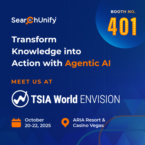 Meet SearchUnify at TSIA World Envision 2025, Las Vegas