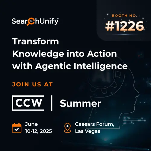 Searchunify at CCW Las Vegas 2025