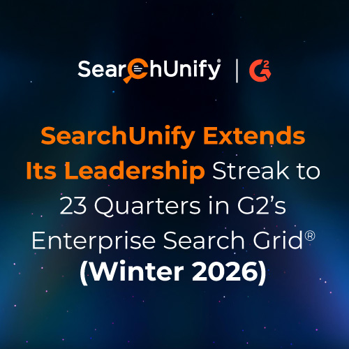 SearchUnify Extends Its Leadership Streak to 23 Quarters in G2’s Enterprise Search Grid